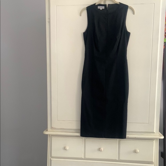 giorgio armani black dress Giorgio Armani Black Strapless Side Ruched Dress – My Store
